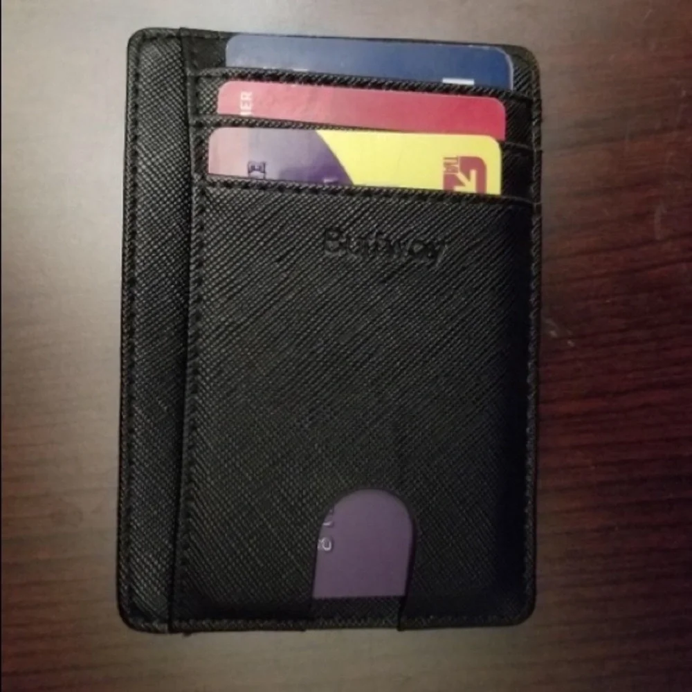 - HP Minimalist Black Slim RFID BLOCKING WALLET NEW